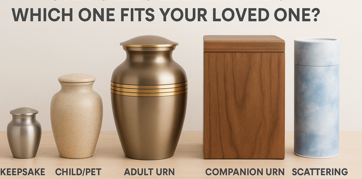 Cremation Urn Sizes Explained: Find the Right Fit for Your Loved One’s Ashes