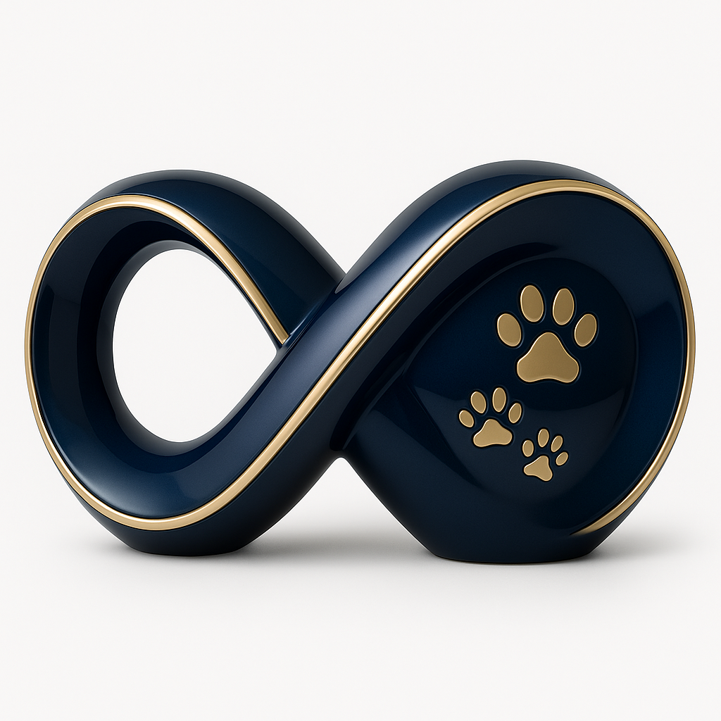 Forever Paw Infinity Pet Cremation Urn Forever Paw Infinity Pet Cremation Urn