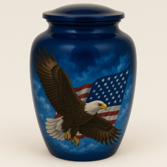 Freedom Soars Patriotic Eagle Cremation Urn