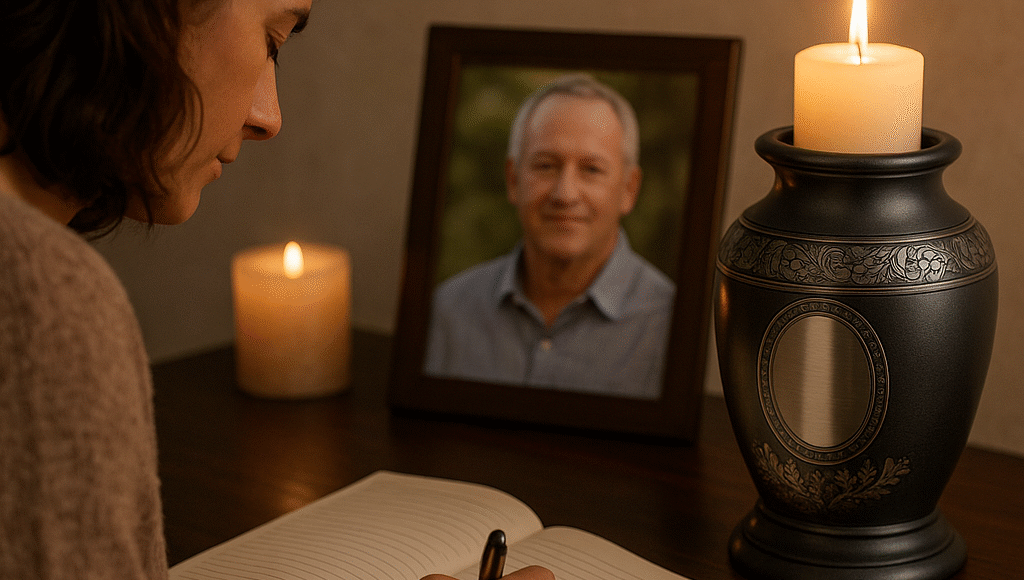 Writing Letters to a Lost Loved One Beside Their Urn: A Healing Ritual for Grief Writing Letters to a Lost Loved One Beside Their Urn: A Healing Ritual for Grief