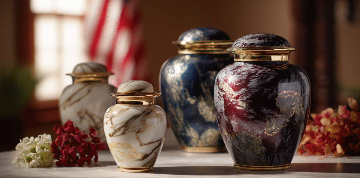 u5422357617_A_beautifully_arranged_display_of_cultured_marble_d97330ec-65b0-4b4b-9764-4642b564cbcf_1 Legacy Cultured Marble Urns for Ashes – Cremation Elegance by Dei Gratia Urns