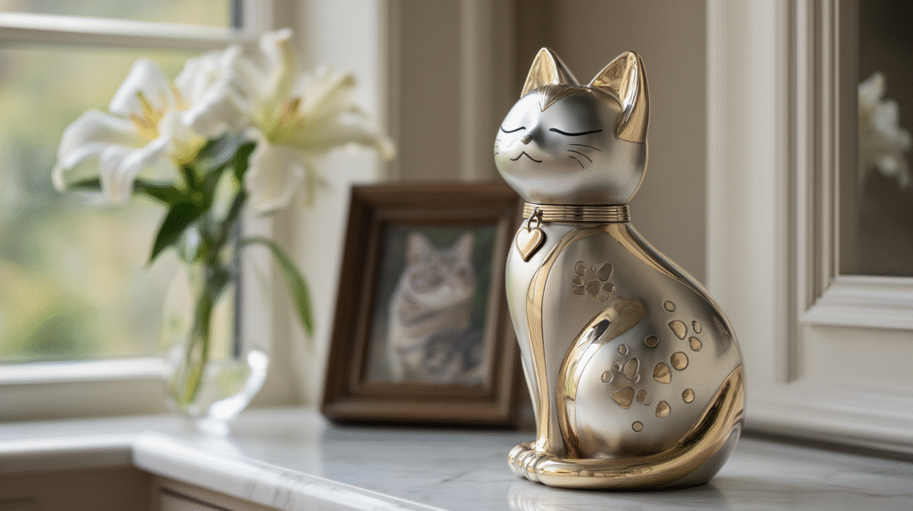 6 Touching Ways Cat Urns for Ashes Help You Grieve Your Furry Companion’s Loss 3 Cat Urns for Ashes – Beautiful Cremation Memorials for Your Furry Friend