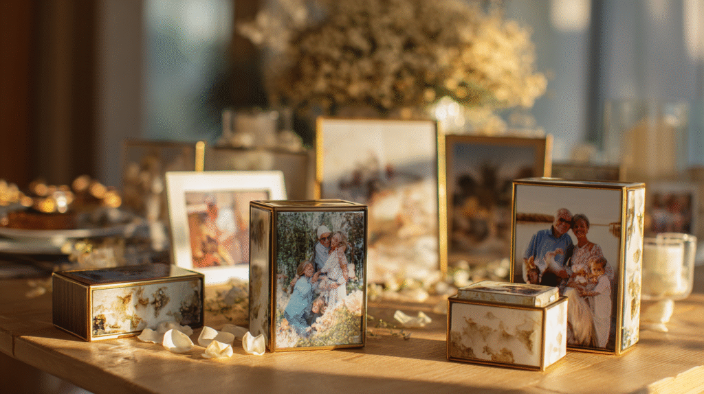 Custom Photo Urns for Ashes | Celebrate Life with Printed Cremation Tributes