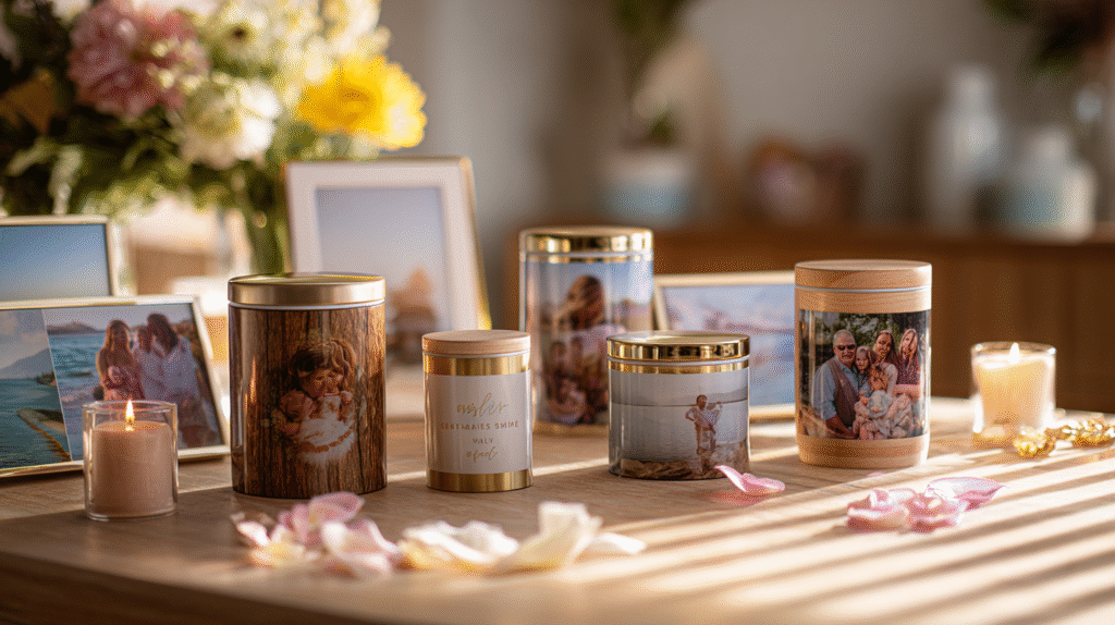 Custom Photo Urns for Ashes | Celebrate Life with Printed Cremation Tributes