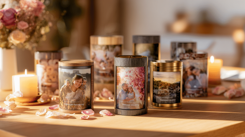 Custom Photo Urns for Ashes | Celebrate Life with Printed Cremation Tributes