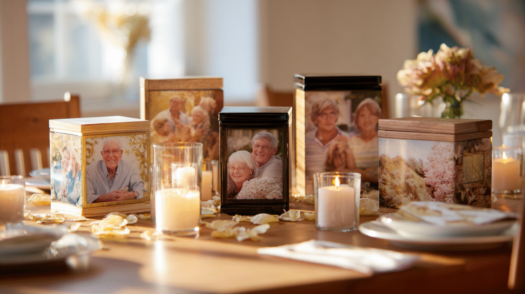 Custom Photo Urns for Ashes | Celebrate Life with Printed Cremation Tributes