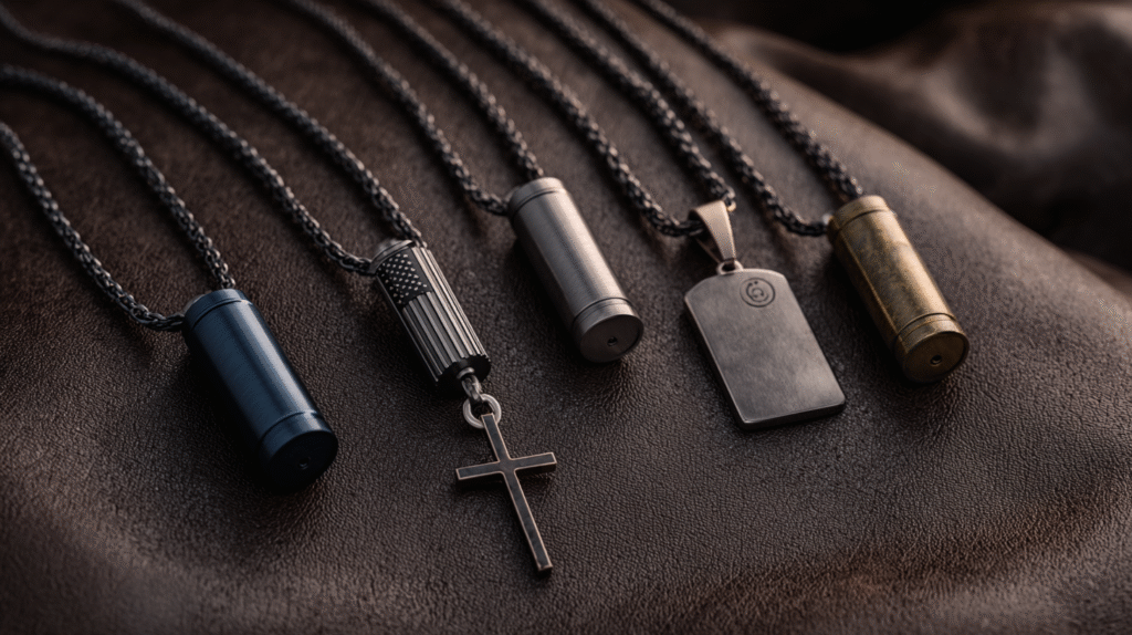 5 Bold Cremation Jewelry for Ashes Pieces for Men That Feel Like Urns for the Soul 1 Men’s Cremation Jewelry: Stylish Urns for Ashes You Can Wear Daily