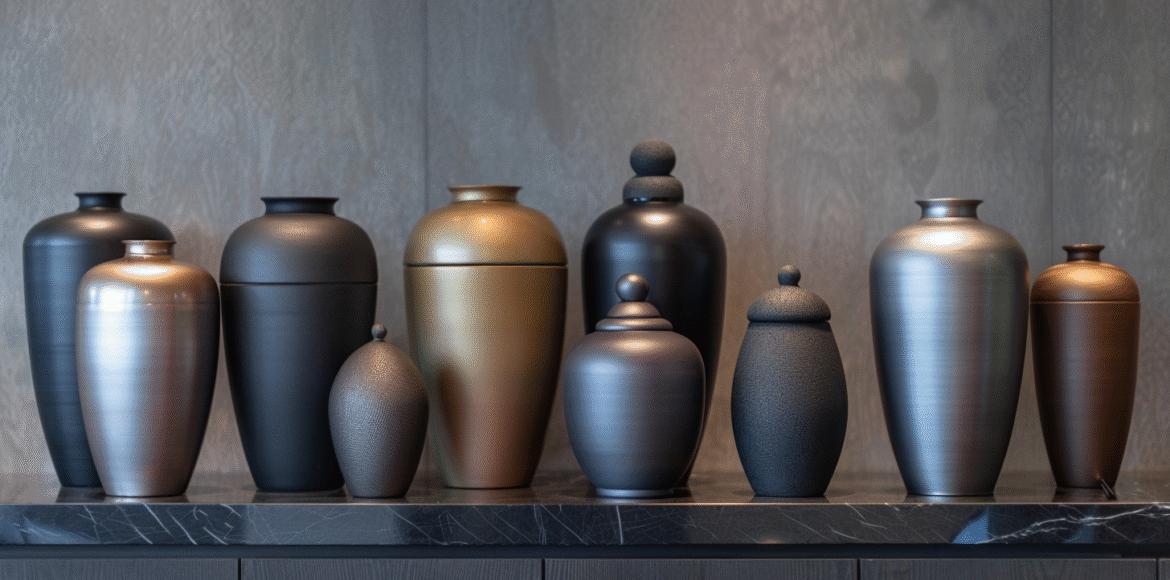 u5422357617_a_stylish_modern_arrangement_of_high-end_metal_cr_361243ee-2d82-40d1-9115-cce039b45a5a_3 Cremation Urns in Ogdensburg New York – Urns, Cremation, Ashes Memorials Guide