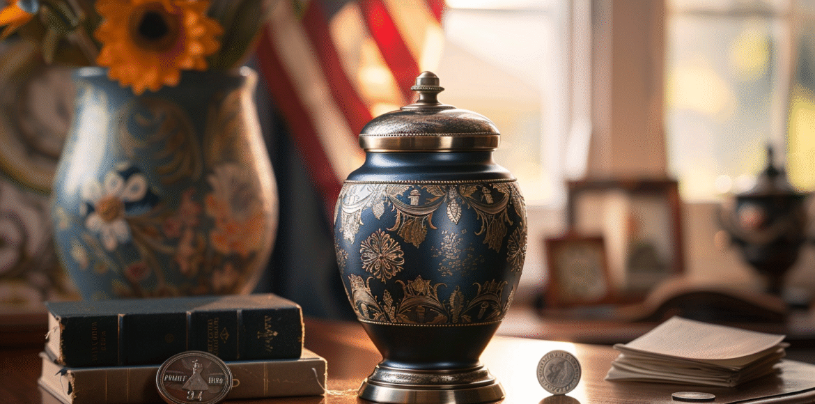 u5422357617_elegant_navy_blue_cremation_urn_made_of_brushed_a_bd168376-a105-4951-9aed-415238b9da35_0 Florida Cremation Urns & Ashes Guide – Dei Gratia Urns