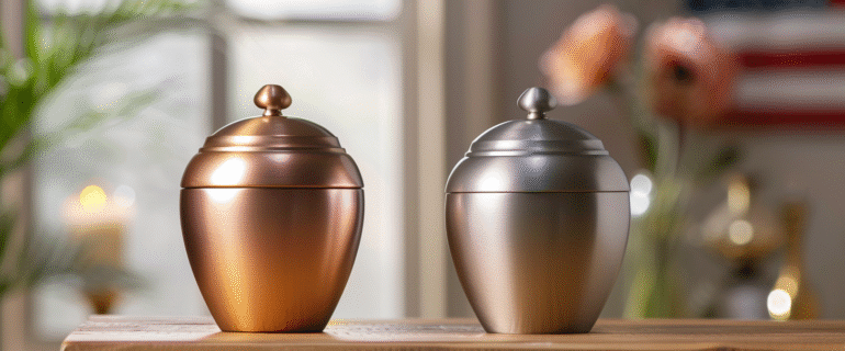 u5422357617_two_elegant_cremation_urns_side_by_side_on_a_velv_1fd3d36d-6646-4ca4-81b5-afc6a5aba2de_2 The History of Cremation Urns: From Ancient Traditions to Modern Memorials | Dei Gratia Urns