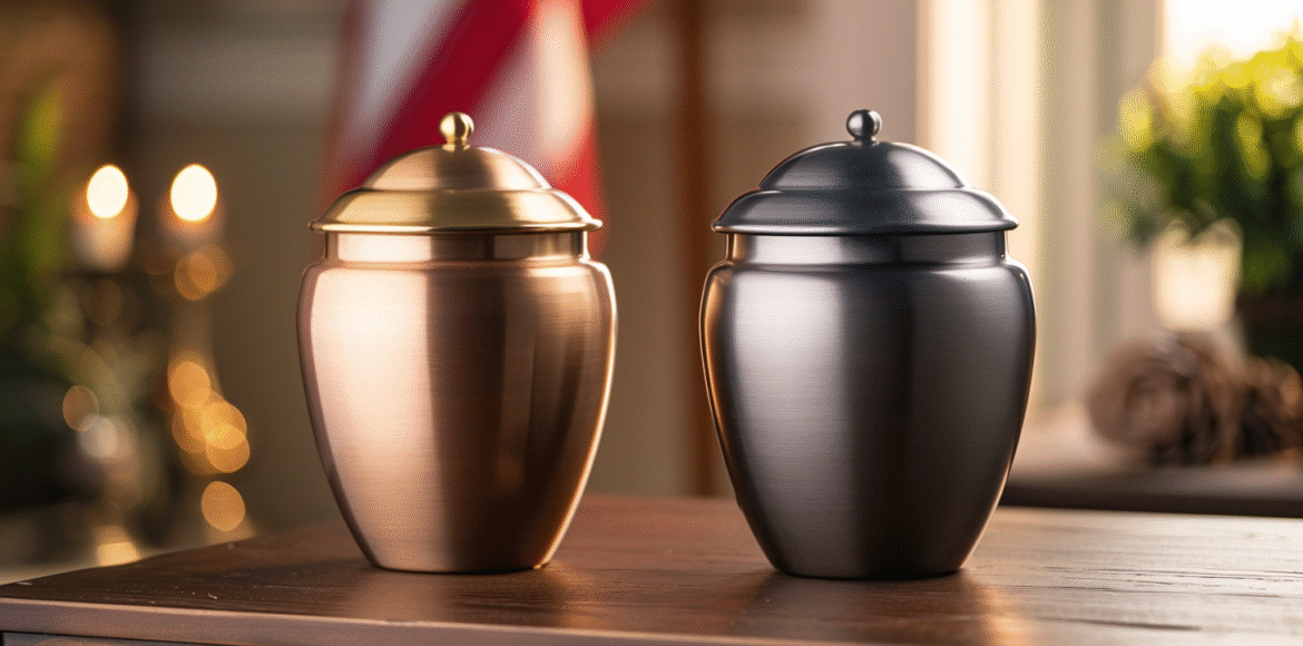 u5422357617_two_elegant_cremation_urns_side_by_side_on_a_velv_62402aa4-7787-4e8c-af59-ef977c2a1a70_1 10 Essential Things to Know About Cremation Urns for Ashes – Dei Gratia Urns