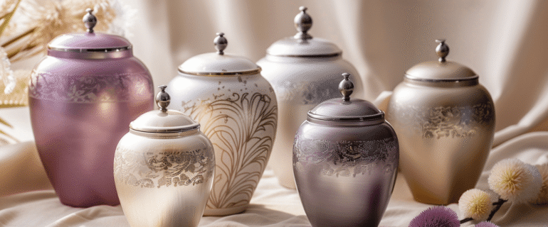 u5422357617_A_collection_of_luxurious_metallic_cremation_urns_e9aef027-f7d2-4b21-97ae-98b500b64f98_1 Tequesta Urns – Cremation Urns for Ashes | Find Elegant Memorials